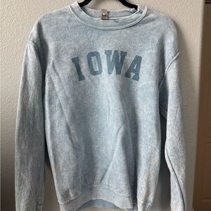 Iowa Blue Crewneck Sweater